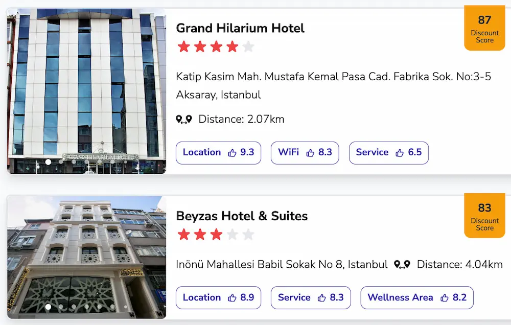 Amazing discounts on Istanbul hotels