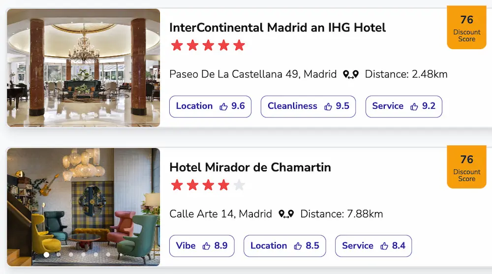 Amazing discounts on Madrid hotels